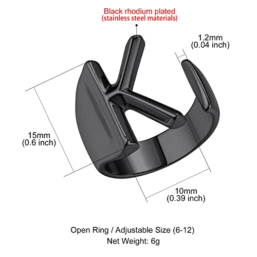 GOLDCHIC JEWELRY K Anello Iniziale per le Donne