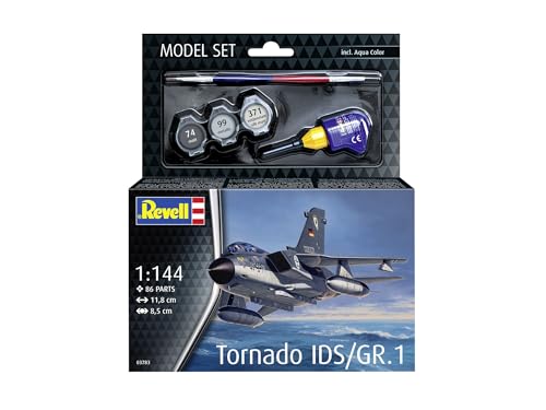 Revell 63783 Model Set Panavia Tornado IDS/GR.1 1:144 Scale Unbuilt/Unpainted Plastic Model Kit with Accessories - Image 2