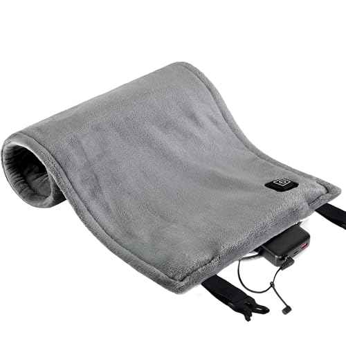 HOTHUGZ Cordless Heating Pad for Back Pain Relief & Cramps, 12'x24' Portable Heating Pad with Adjustable Straps, Battery Operated Heated Pad Gifts, 3 Heat Levels Pain Relief for Back, Shoulder & Legs