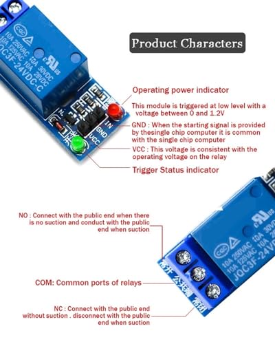 Module de Relais 8 Canaux 24V Isolé par Optocoupleur Anti-Interférence - 4