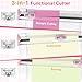Meafeng 3-in-1 Paper Trimmer with Straight, Scoring & Perforating Blades, 9