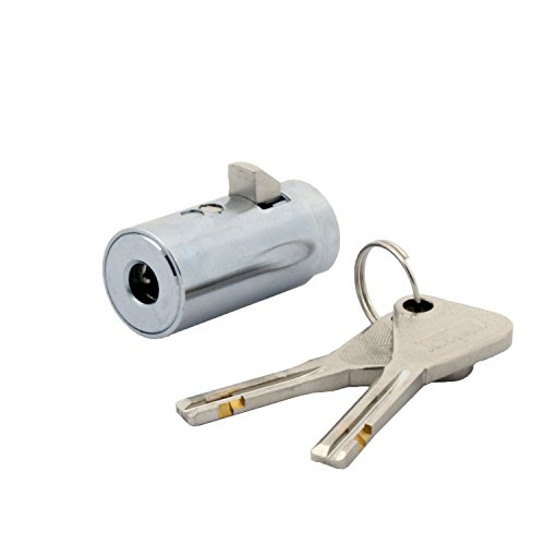 FJM Security 8501B-KA European Style Vending Machine Lock with Chrome Finish, Keyed Alike (MEI-8501)