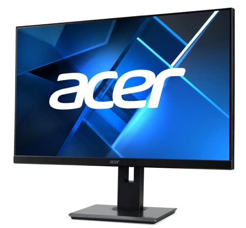 Acer B277U Bmiipprzx 27" Wqhd 2560 X 1440 Ips Monitor With Adaptive-Sync | 75Hz Refresh Rate | 4Ms (G To G) | 100% Srgb | Display Port, Mini Display Port, 2 X Hdmi 2.0, Usb And Audio-Out Ports #TOP5