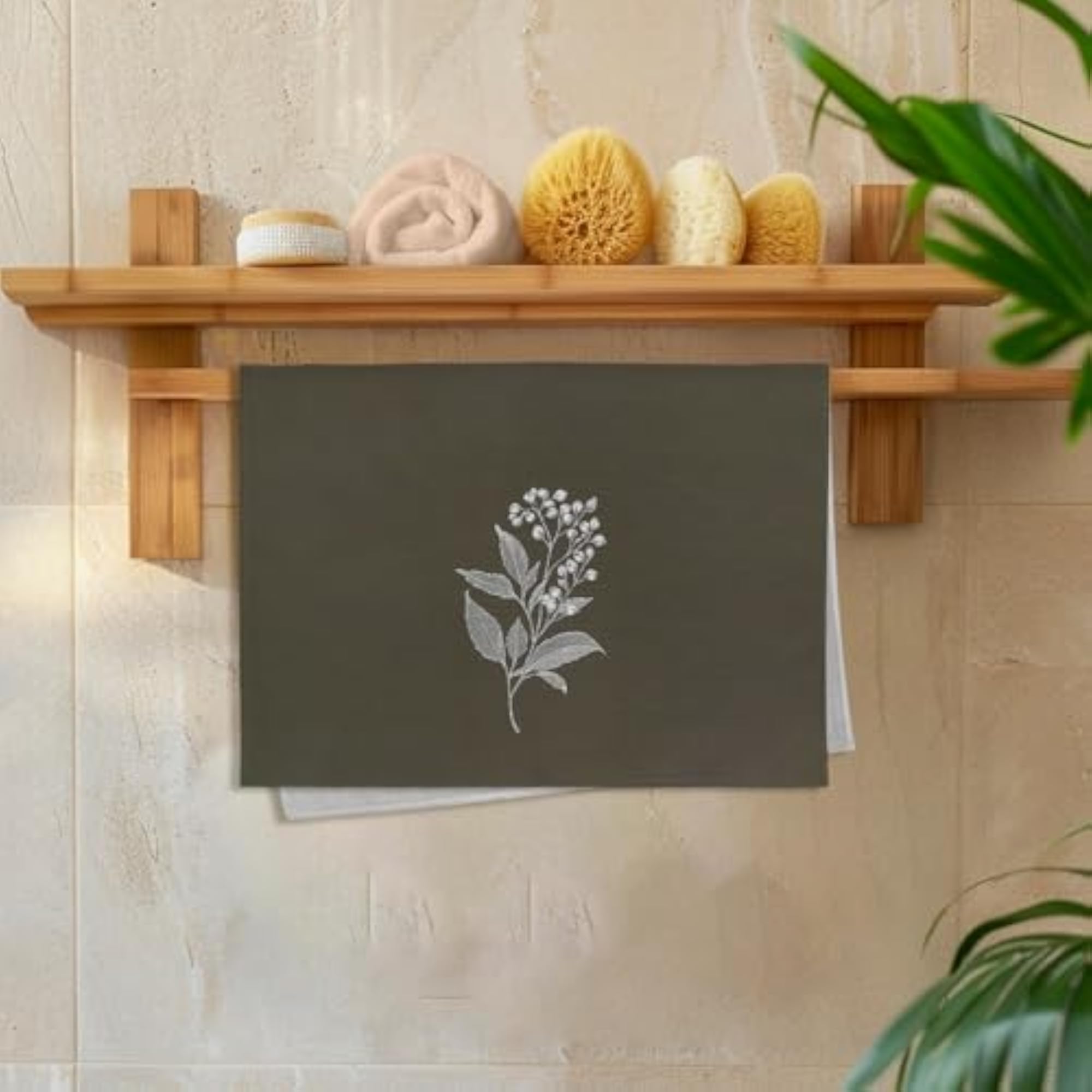 Vintage Botanical Kitchen Towels Set of 2