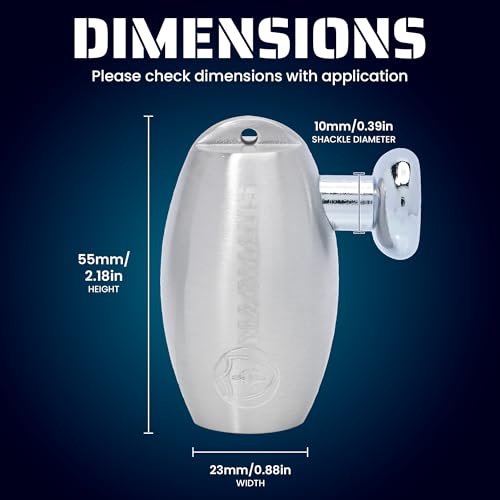 Image of Magmaus MBL02 [Never-Rust] Disc Brake Lock - [High Security] [304 Stainless Steel] - Weatherproof - Reminder Cable - Suitable for Motorcycles, Mopeds, Bikes