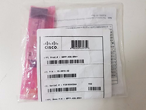 Image of Cisco QSFP-40G-SR4= QSFP Transceiver Module