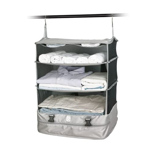 Suitcase And Luggage Travel Space Saver Organizer A Portable Hanging Grey #TOP1