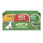 Lily's Kitchen Natural Adult Dog Food Wet Trays - Classic Dinners Multipack - Chicken, Lamb & Beef - Complete Meal Recipes (6 Trays x 150g)
