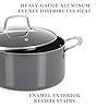 Martha Stewart Lockton Premium Nonstick 10 Piece Enamel Heavy Gauge Aluminum Pots and Pans Cookware Set - Grey #4