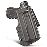 Kydex Holster, Compatible with Glock 17/19/19X Gen3-5 & G23/32 Gen3-4 & G44/G45 & Select MOS with TLR1/ TLR1-HL/ TLR1 HL-X/ TLR1 HP-X Mounted, Not Fit Bare Pistols