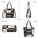 2E-youth Designer Purses and Handbags For Women Satchel Shoulder Bag Tote Bag For Work Clutch Purses (Brown)