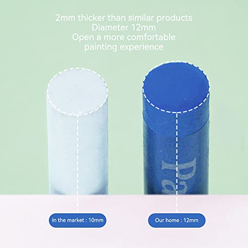 Paul Rubens Professional Oil Pastel, 72 Landscapes Colors Artist Soft Oil Pastels, Vibrant And Creamy, Suitable For Artists, Beginners, Students, Kids Art Painting Drawing #TOP6