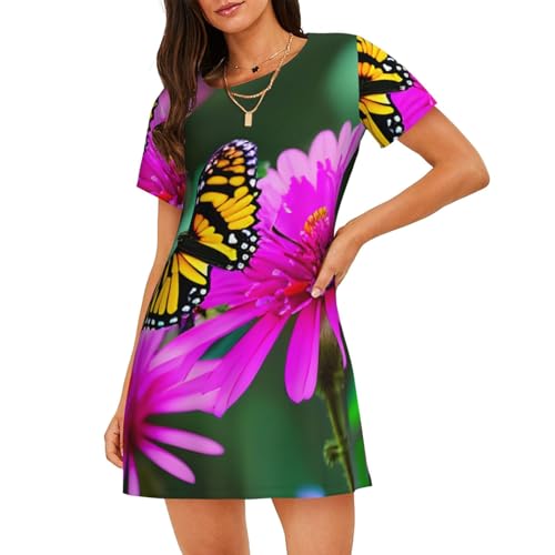 Chemise de nuit manches courtes femme pour un sommeil frais et léger