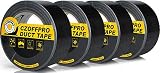 CZoffpro Duct Tape Heavy Duty, Ultra Strong Black Colorder Duct Tape Bulk with Waterproof Backing, E
