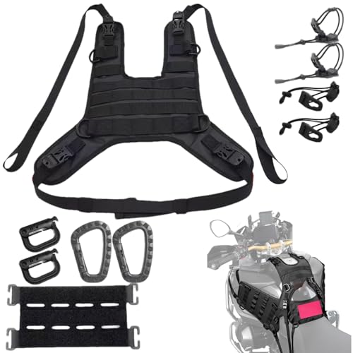 Housse de réservoir de moto en textile renforcé avec sacoche amovible