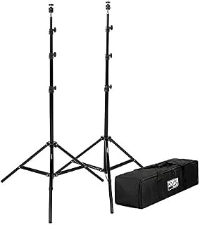 Fovitec 2x 7'6" Light Stand VR Compatible Kit with Ball Head Mount
