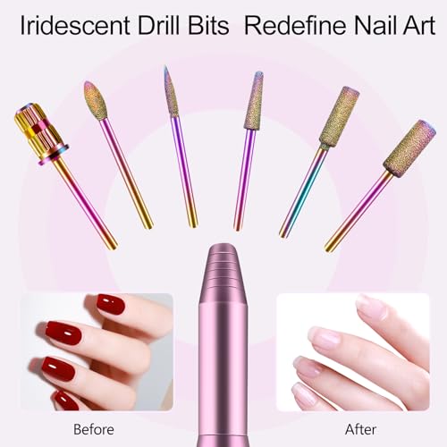 Melodly M-001 Electric Nail Drill, Professional Acrylic Nail Drill Machine thumb #7