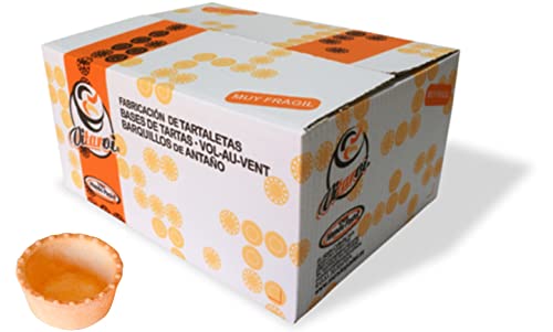 Tartaletas comestibles para rellenar redondas Mini 40 mm Vitarvi 480 unidades Mundo Pastel
