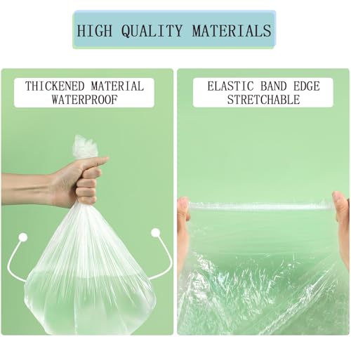 Image of 20pcs Disposable Bird Cage Liners, Large Size 28x20in Clear Plastic Parakeet Cage Liner Bag, Bird Cage Accessories Film Cover for Finches Canaries Cockatiels Birdcage and Bunny Guinea Pig(20)