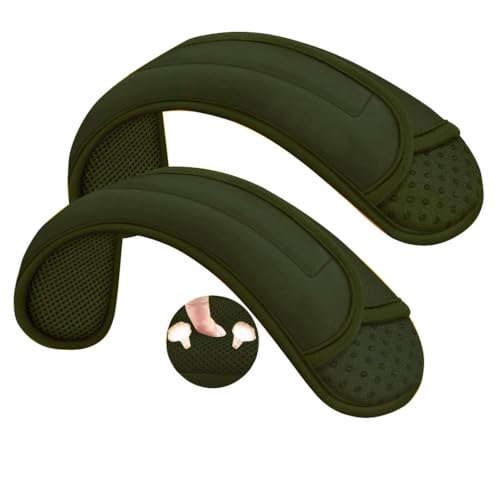 ZINZ 2-Pack Universal Shoulder Pad with Ultra Thick Cushion for Bag Luggage Bag Crossbody, Plus Long & Anti-Slip & Breathable,Army Green