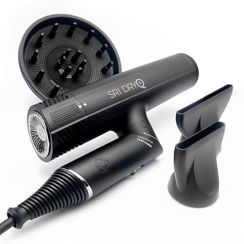 SRILabs DryQ ‘Smart’ Hair Dryer – Super Lightweight, Foldable...