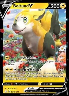 Pokemon - Boltund V - SWSH219 - Black Star Promo - Brilliant Stars