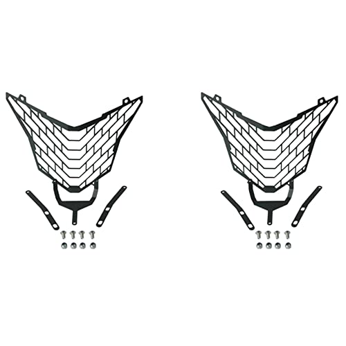 2X Grille de Phare Moto Moto Phare Lampe Lumière pour CB500X 2013-2018