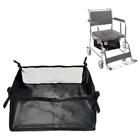 Wheelchair Underneath Storage Carrier - Elderly Walker Mesh Organizer Bag Rollator Under Seat Accessories Cover