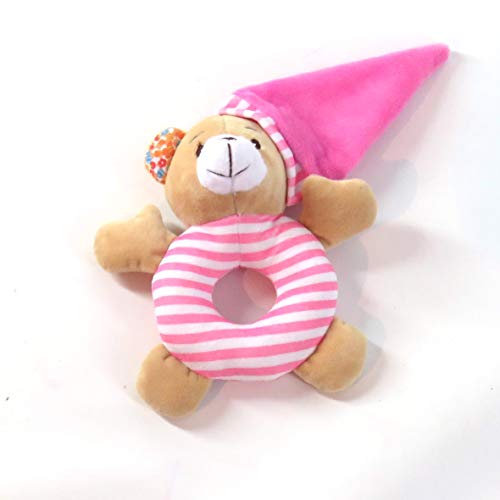 Love Naninha com Chocalho Urso 2 em 1, Rosa