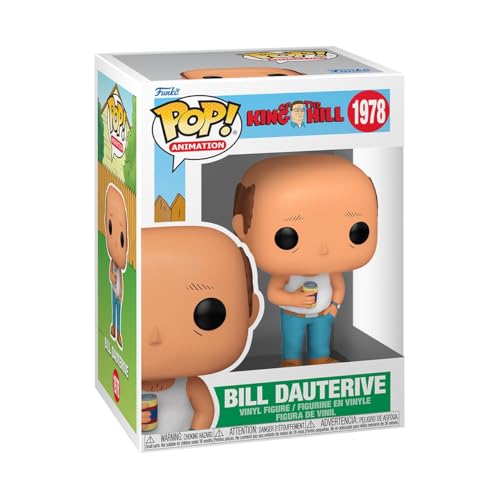 Funko Pop! TV: King of The Hill - Bill Dauterive - Collectable Vinyl Figure - Gift Idea - Official Merchandise - Toys for Kids & Adults - Cartoons Fans - Model Figure for Collectors and Display