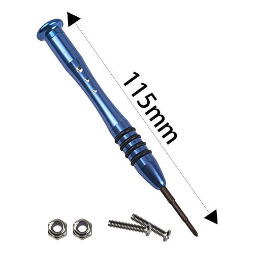 Share Goo HS345 Sharegoo Aluminum Turnbuckle Pull Rod Steering Linkages Arm Tie Rod Ends Servo Link Rod With Screwdriver Compatible With Wltoys 144001 1/14 Rc Car Buggy,Black thumb #3