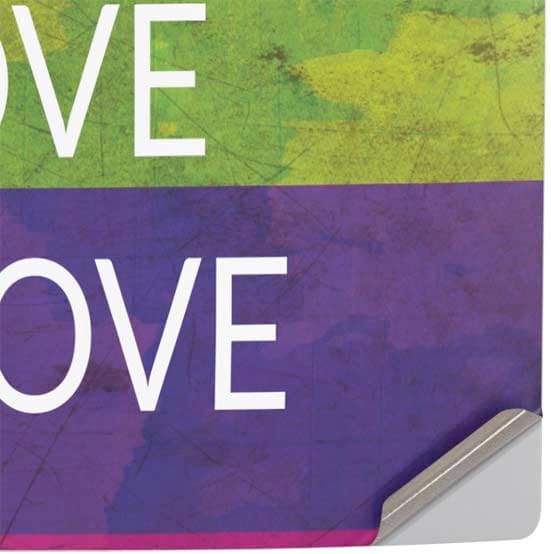 Skinit Decal Gaming Skin Compatible with PS5 Slim Digital Edition Console - Keep Calm Love is Love Design