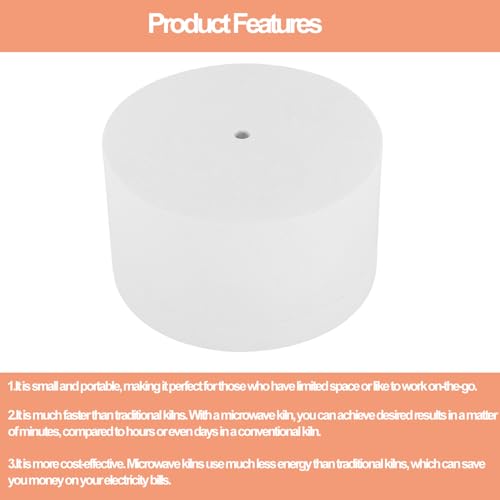 Forno de micro-ondas profissional grande para fusão de vidro com 50 folhas, papel de estufa, fusão de vidro, faça você mesmo, suprimentos de artesanato para fabricação de joias - Imagem 3