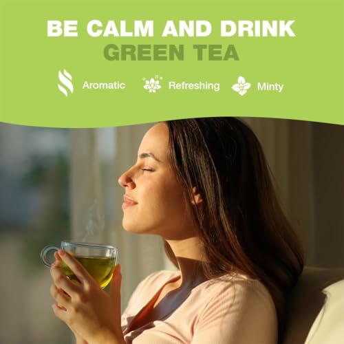 Image of HANDPICK Green Tea Loose Leaf (9oz|127 Cups) Pure Whole Green Tea Leaves