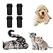 4 PCS Cat Boots, Cat Mittens to Prevent Scratching, Breathable Mesh Cat Foot Covers, Adjustable Cat Claw Protectors or Cats When Bathing and Nail Trimming