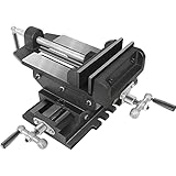 6' Cross Slide Vise Drill Press Milling Vise, 6 in Jaw Width , 5.79 in Max Jaw Opening, Bench Mount...