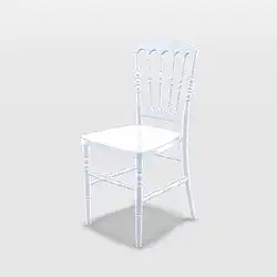 CADEIRA DIOR - PC TRANSPARENTE