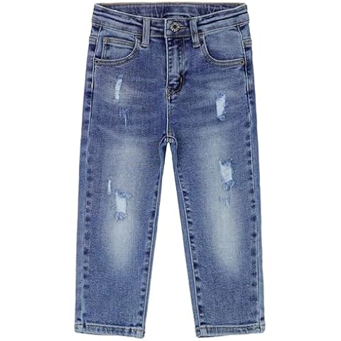 KIDSCOOL SPACE Boys Distressed Denim Jeans Cover
