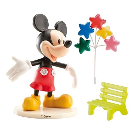 Dekora - Decoracion para Tartas con la Figura de Mickey Mouse de PVC