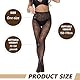Sexy Strapsstrümpfe Schwarz Für Damen Strapse Mit Strümpfe Und Halter, Strumpfhosen Netz Netz Blumen Muster Elastisch Schwarz Komfort, Schwarz, Strumpfhosen Damen, Fischnetz Strumpfhosen