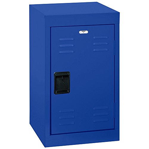 Sandusky Lee Kids Locker, KDLB151524-06 1-Tier Steel Locker, 24",Blue