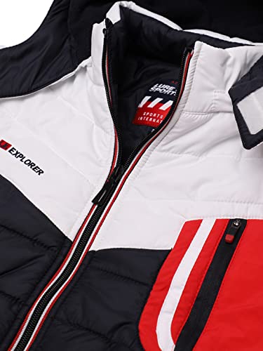 Image of Boys Winters Wear Hooded Puffer Jacket For Kids SnowWhite 6-8 Years