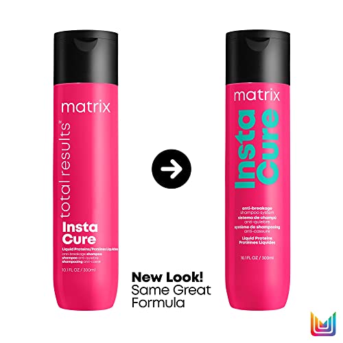 Matrix Instacure Anti-Breakage Shampoo | Repairs, Balances & Strengthens Hair | Reduces & Prevents Breakage & Frizz | For Dry, Damaged & Brittle Hair | Packaging May Vary | 10.1 Fl. Oz. #TOP1