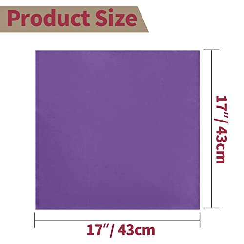 Servilletas de Tela Satinadas Morado Claro 17x17 Pulgadas 16 Unidades miniatura 5