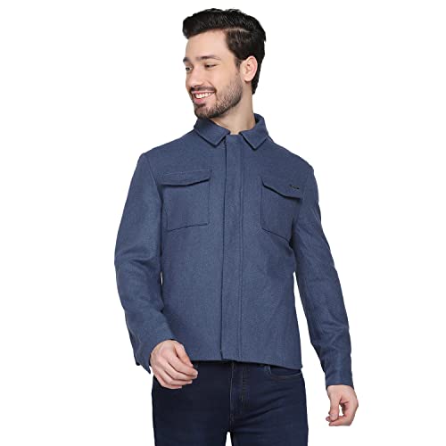 Image of Blackberrys Men's Solid A-Line Coat