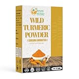 Herbs Botanica Wild Turmeric Powder 100% Pure & Natural Kasturi Haldi for Face, Skin Care & DIY Beauty Natural Face Mask Powder 2 oz
