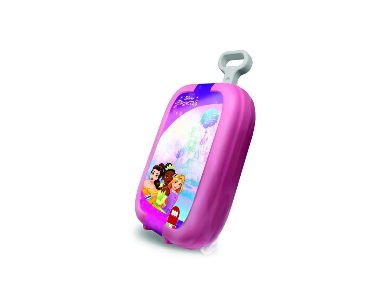 Multiprint Trolley Set Disney Princess, Made in Italy, Album da Colorare, Stickers, Pennarelli e Matite, Set Timbrini Bimbi, in Legno e Gomma Naturale, Inchiostro Lavabile Atossico, Idea Regalo, 64660