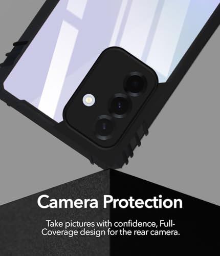 Image of Jkobi Back Cover Case for Samsung Galaxy A36 5G (Ultimate Shockproof Bumpers | Anti Yellow | Rugged Armor | Hybrid PC | Black)