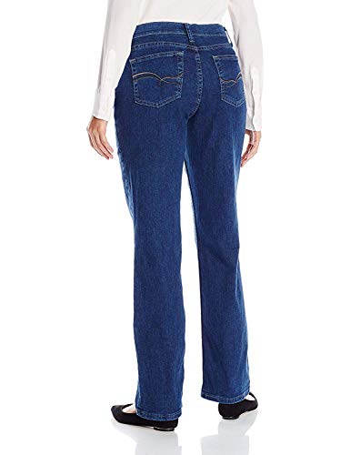 Riders By Lee Indigo Women's Classic-Fit Straight-Leg Jean, Antique Dark, 12 #TOP1