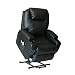 U-MAX Power Lift Chairs Recliner for Elderly PU Leather Heated Vibration with Remote (Black)